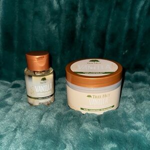Tree Hut Vanilla Whipped Shea Body Butter & Foaming Oil - Cream/Gold